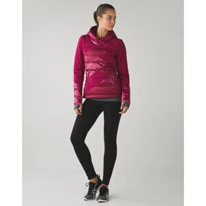 Lululemon Down Right Cozy Pullover Puffer Jacket Goose Down Puffer Magenta 8